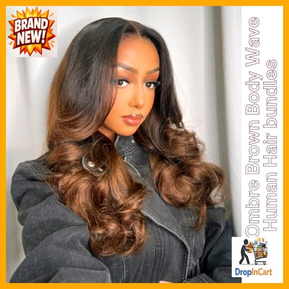 Body Wave Human Hair Bundle Remy Brazilian Soft Thick 16 Inch Extensions